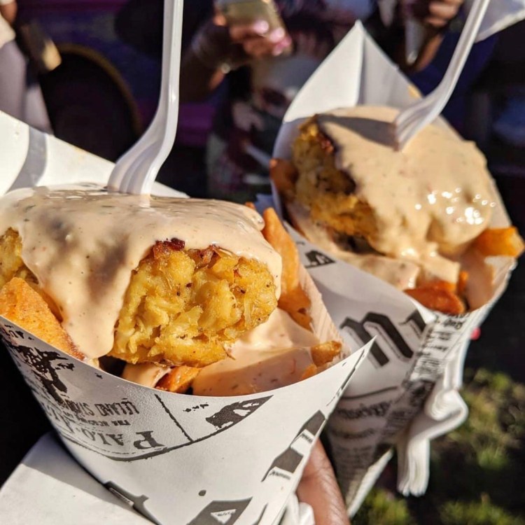 The crab cone is a patron favorite. (Photos are from Gypsy Queen Facebook page.)